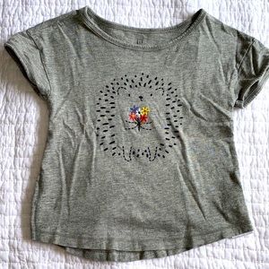 Hedgehog embroidered Baby Gap 4t